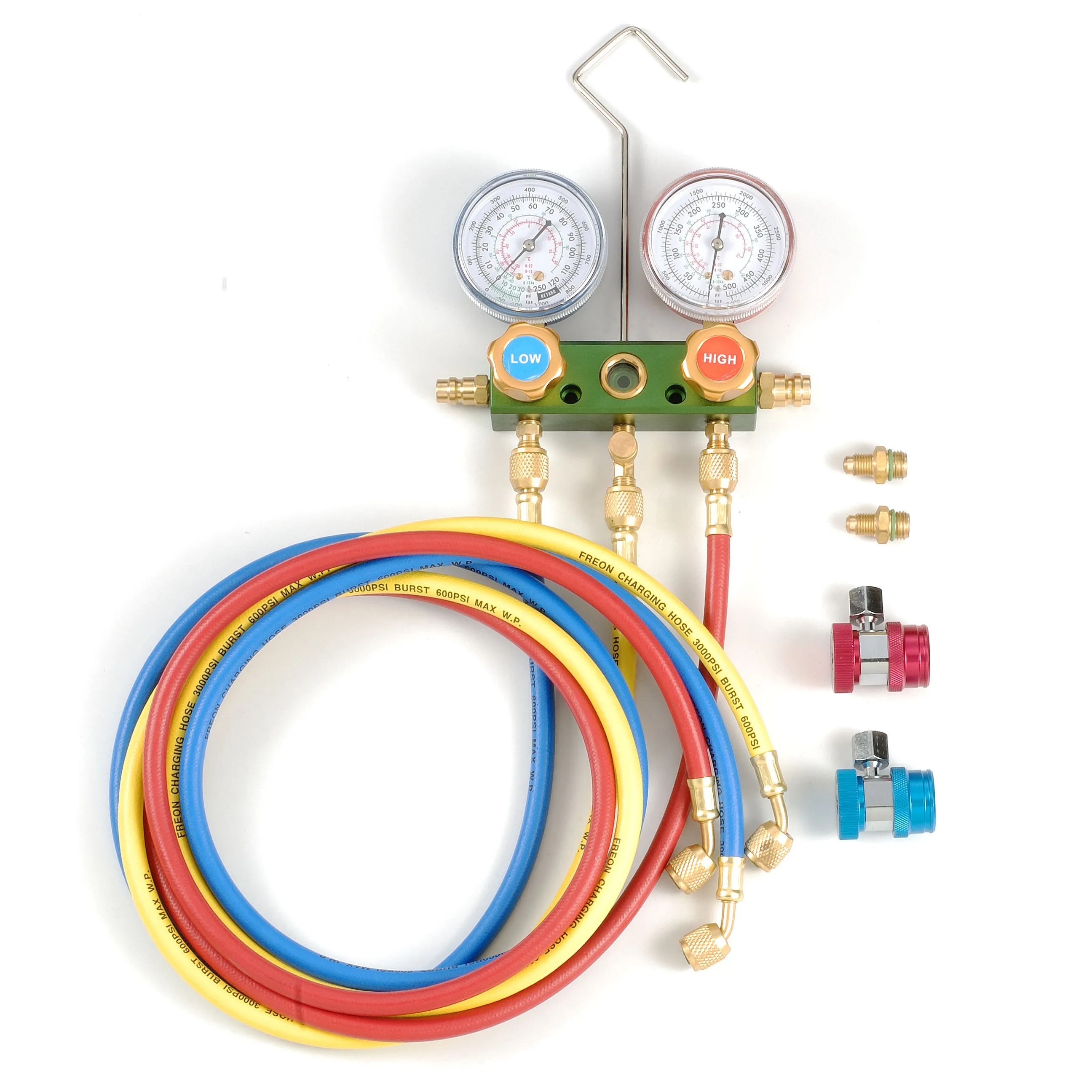 Conjunto Mano-Reductor R12 R22 R134A A/C 60″