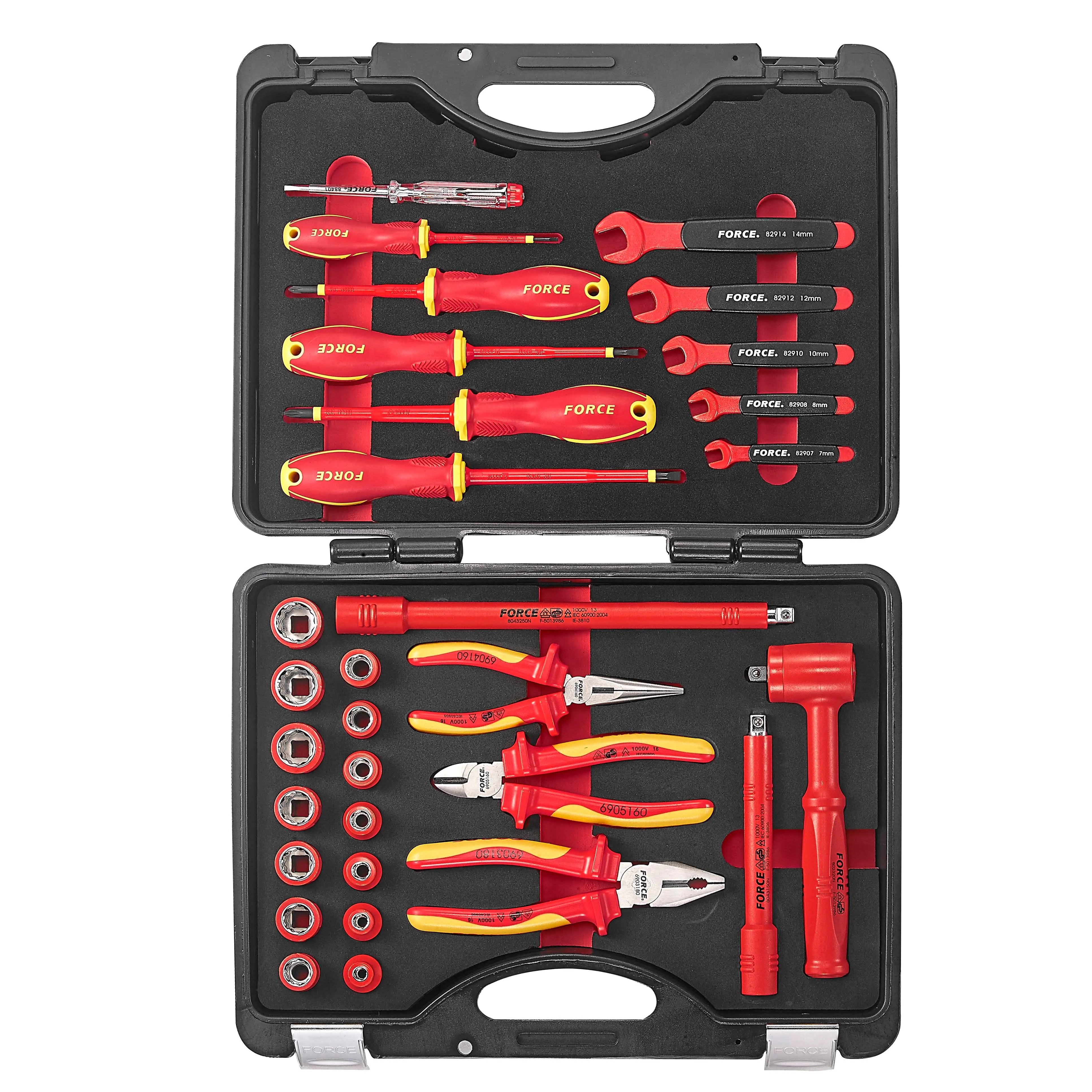 Jgo. Herramientas Aisladas 3/8″ 31 Pzs Dados 6-19 MM