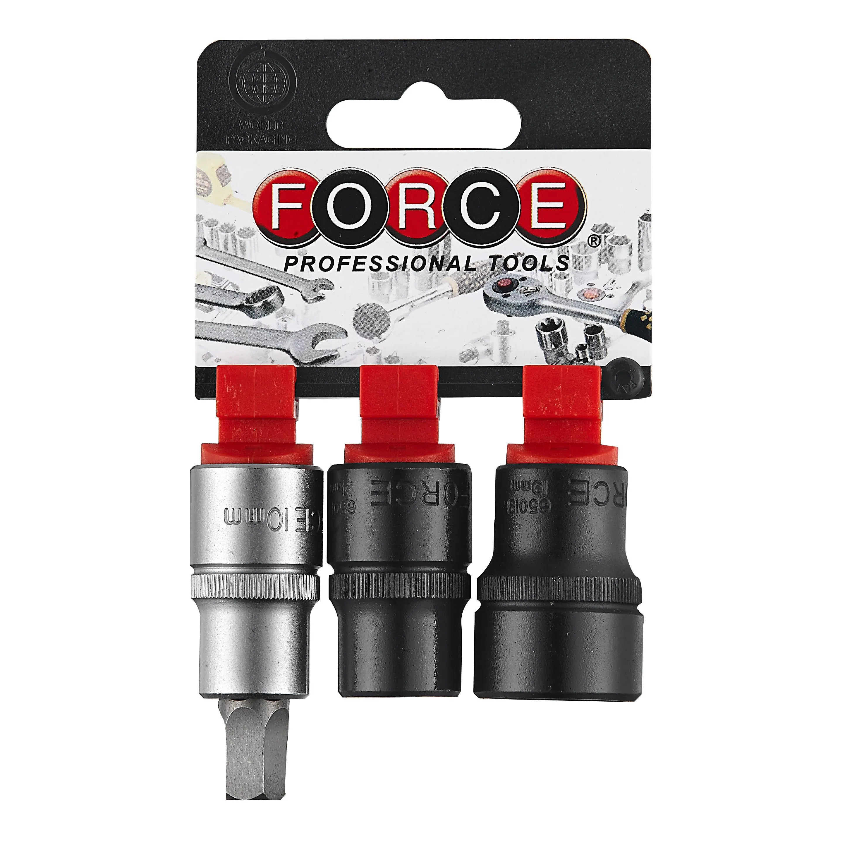 Jgo. Dados 1/2″ Pentagonales 10-19 MM