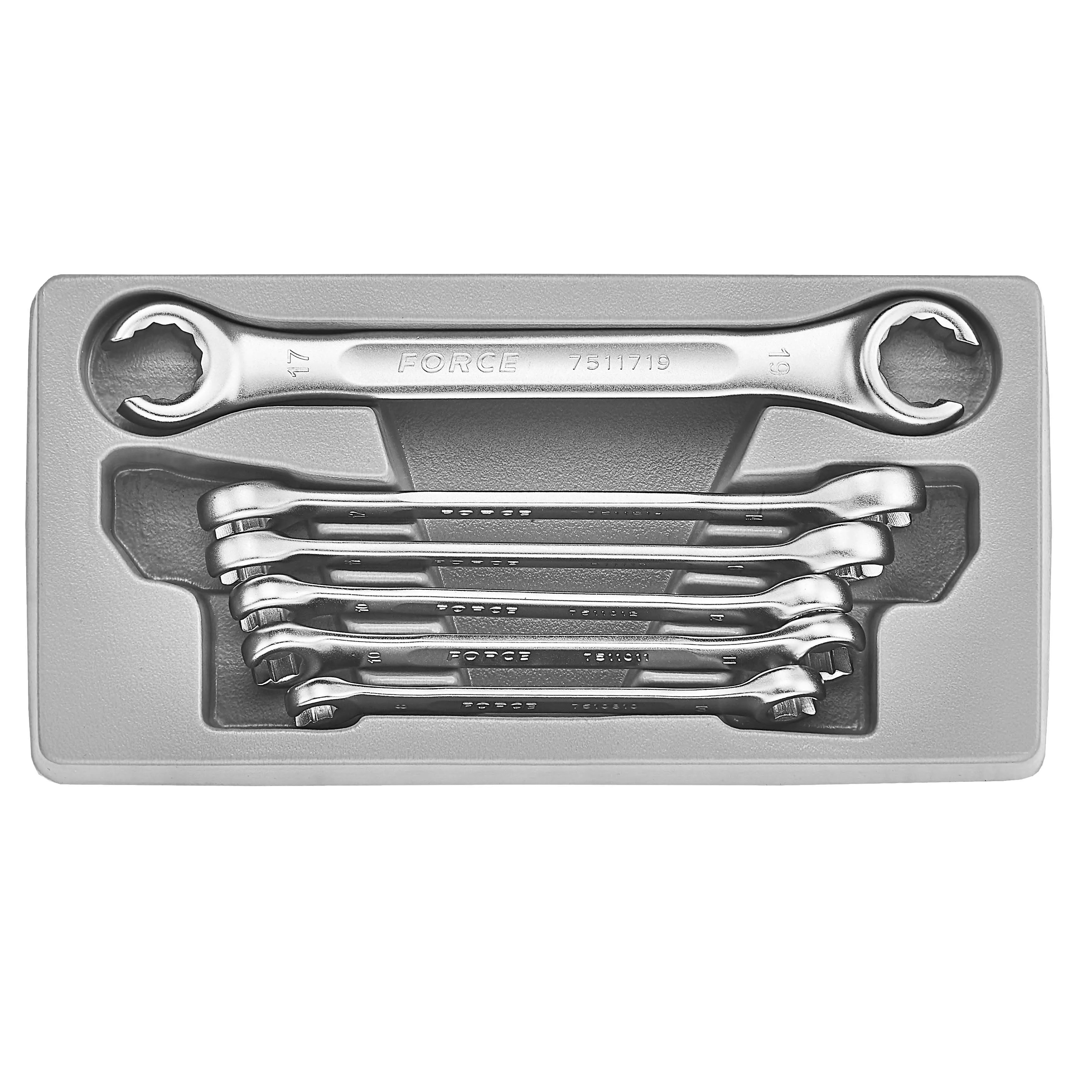 JUEGO DE LLAVES NIPLERAS DE 5/16″ A 3/4″ 6 PIEZAS EN ESTUCHE PLASTICO
