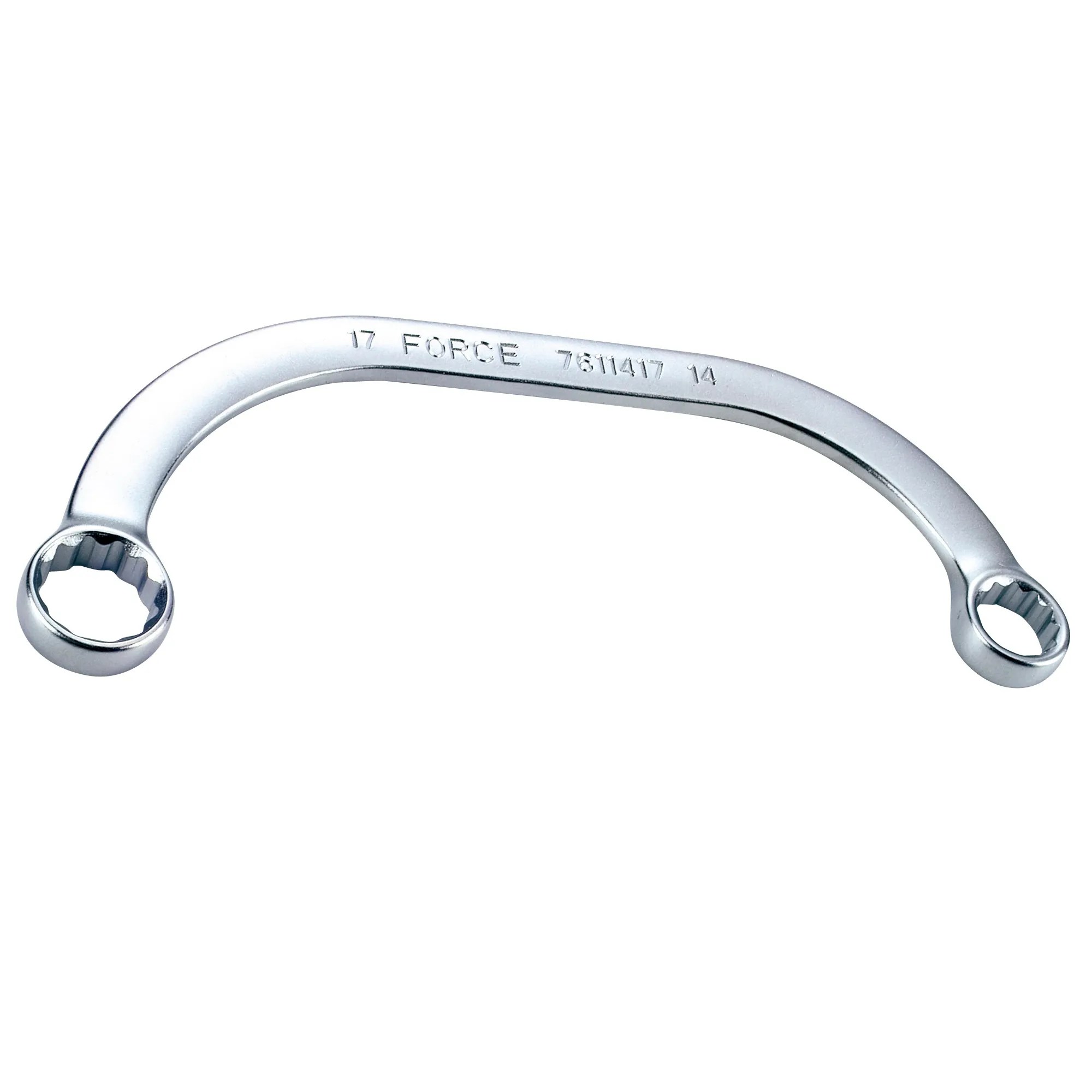 LLAVE CORONA CURVA DE 17 X 19 MM