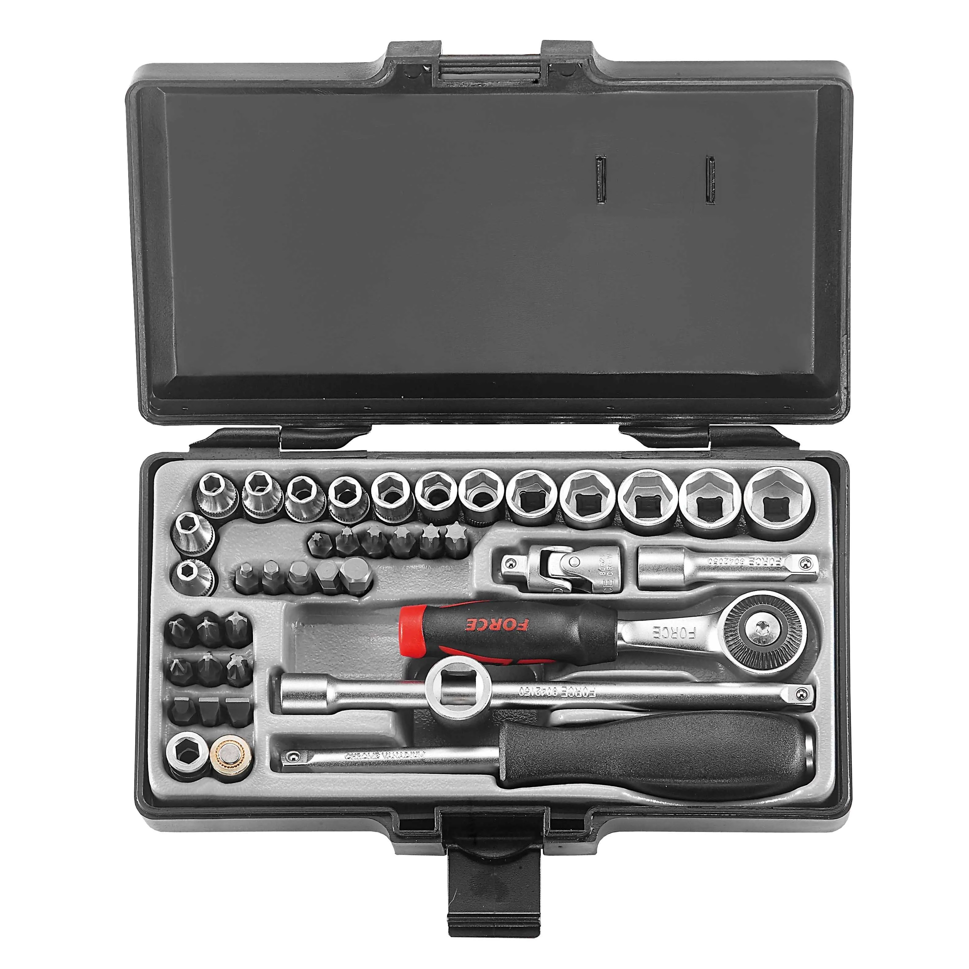 Juego Dados 1/4″ 42 Pzas, 3.2-14 mm