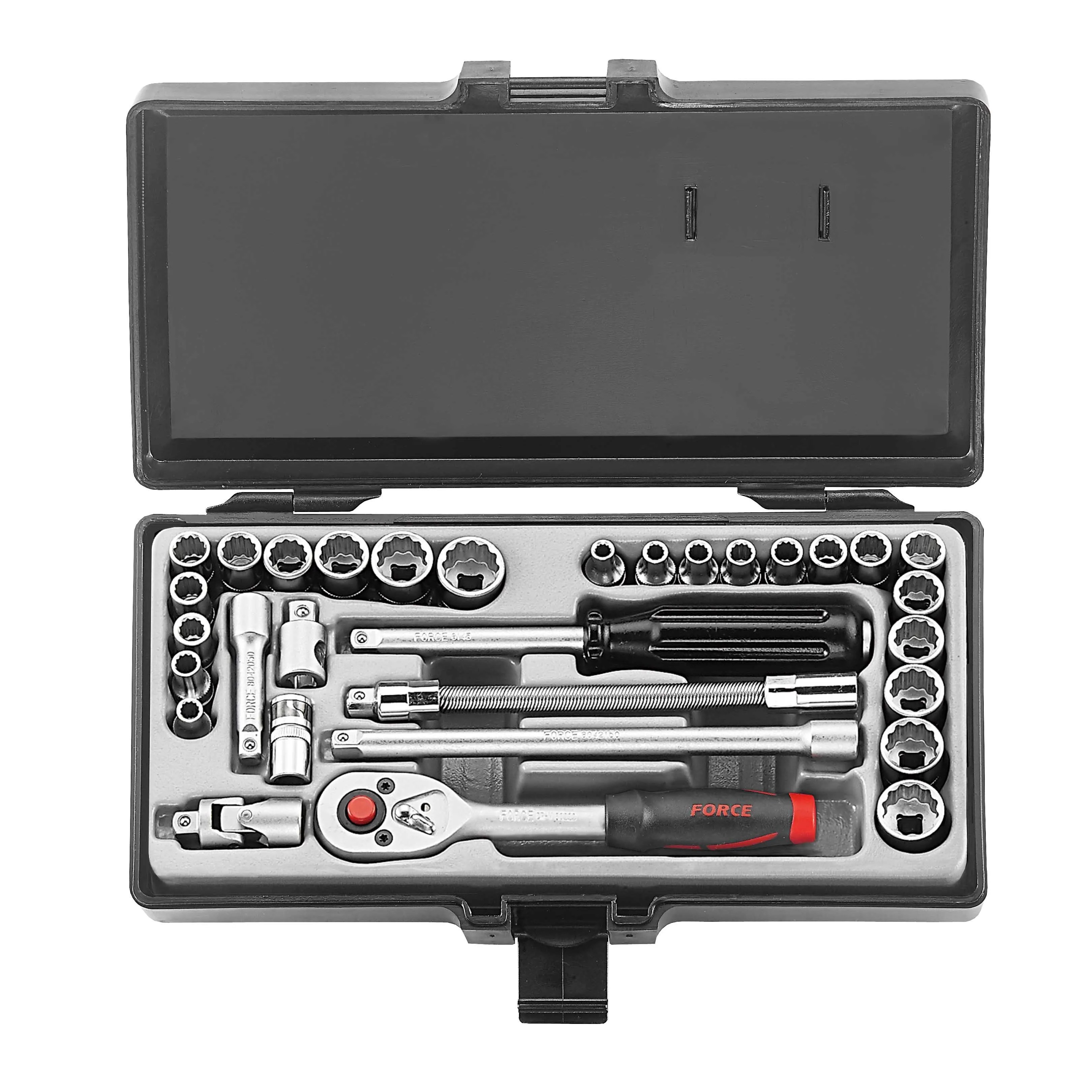 Juego Dados 1/4″ 13 Dados, 4-14 mm, 10 Dados 3/16″-9/16″