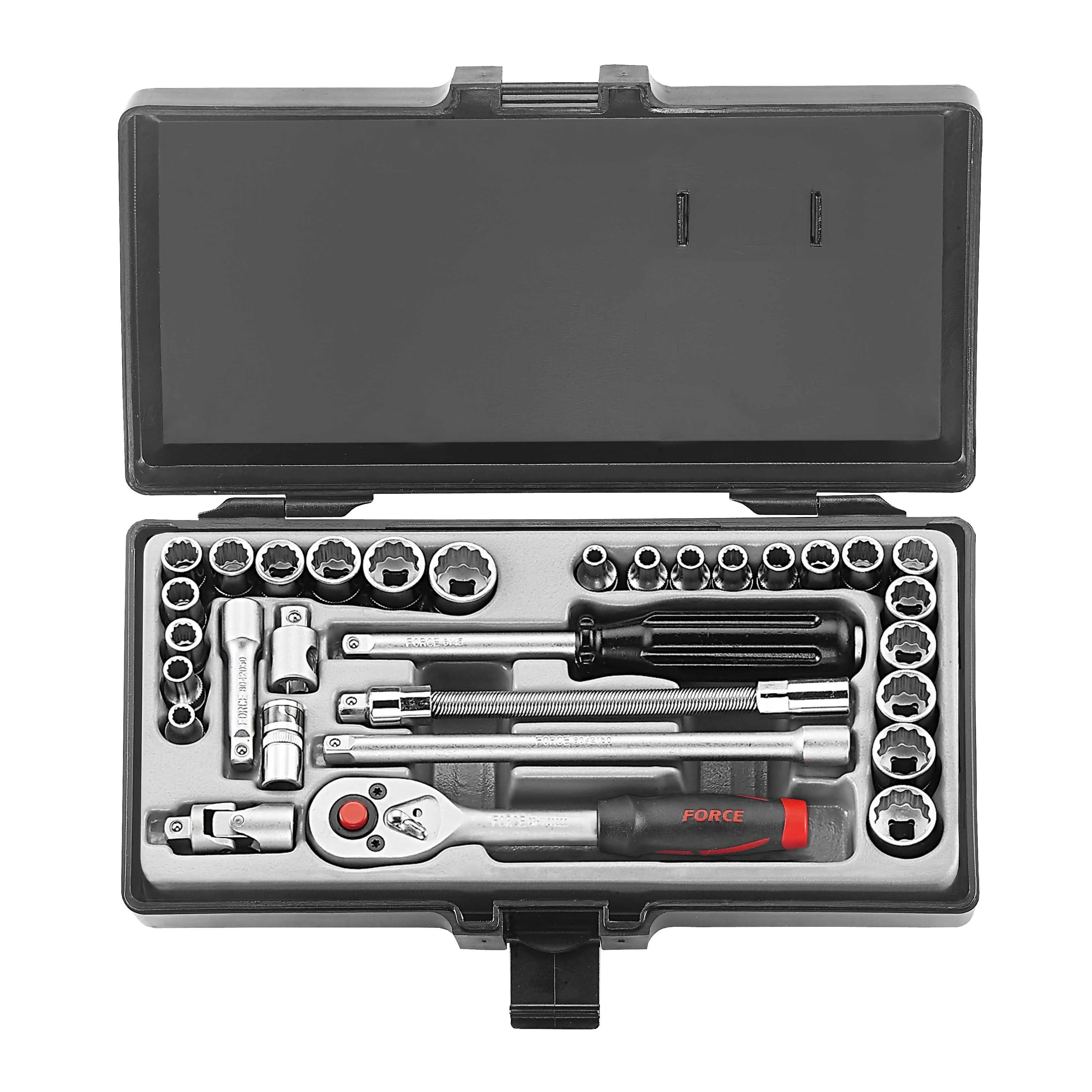 Juego Dados 1/4″ 13 Dados, 4-14 mm, 10 Dados 3/16″-9/16″