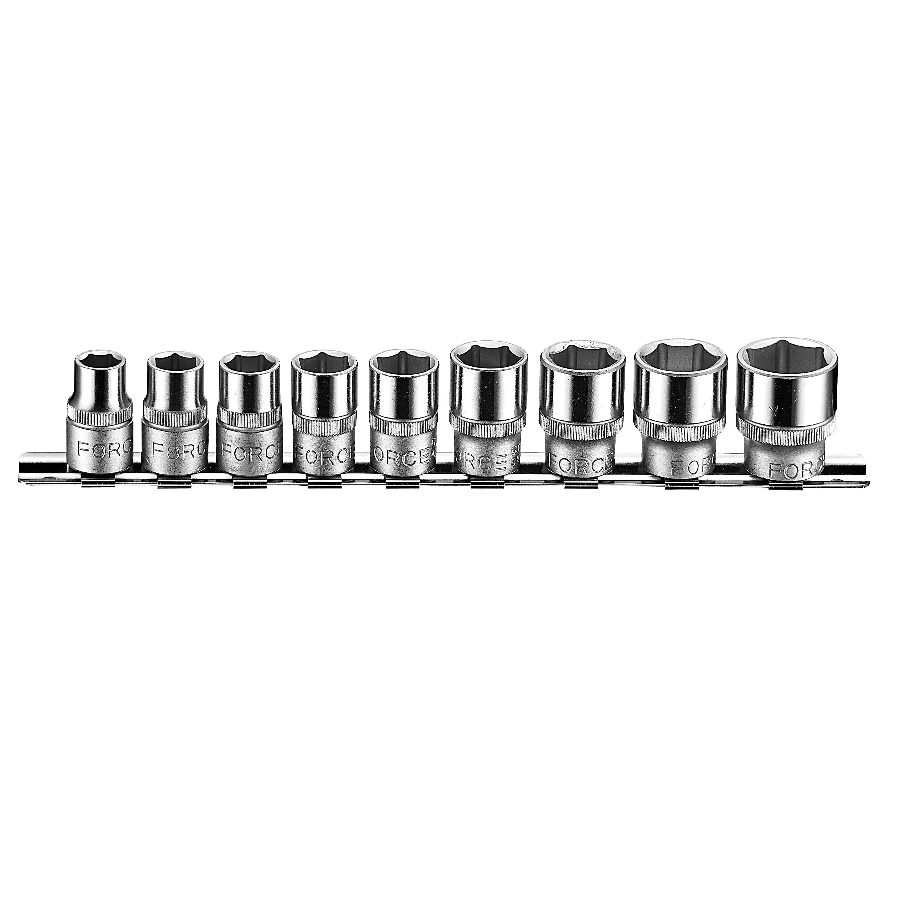 Juego Dados 3/8″ 9 Pzas, 9-19 mm