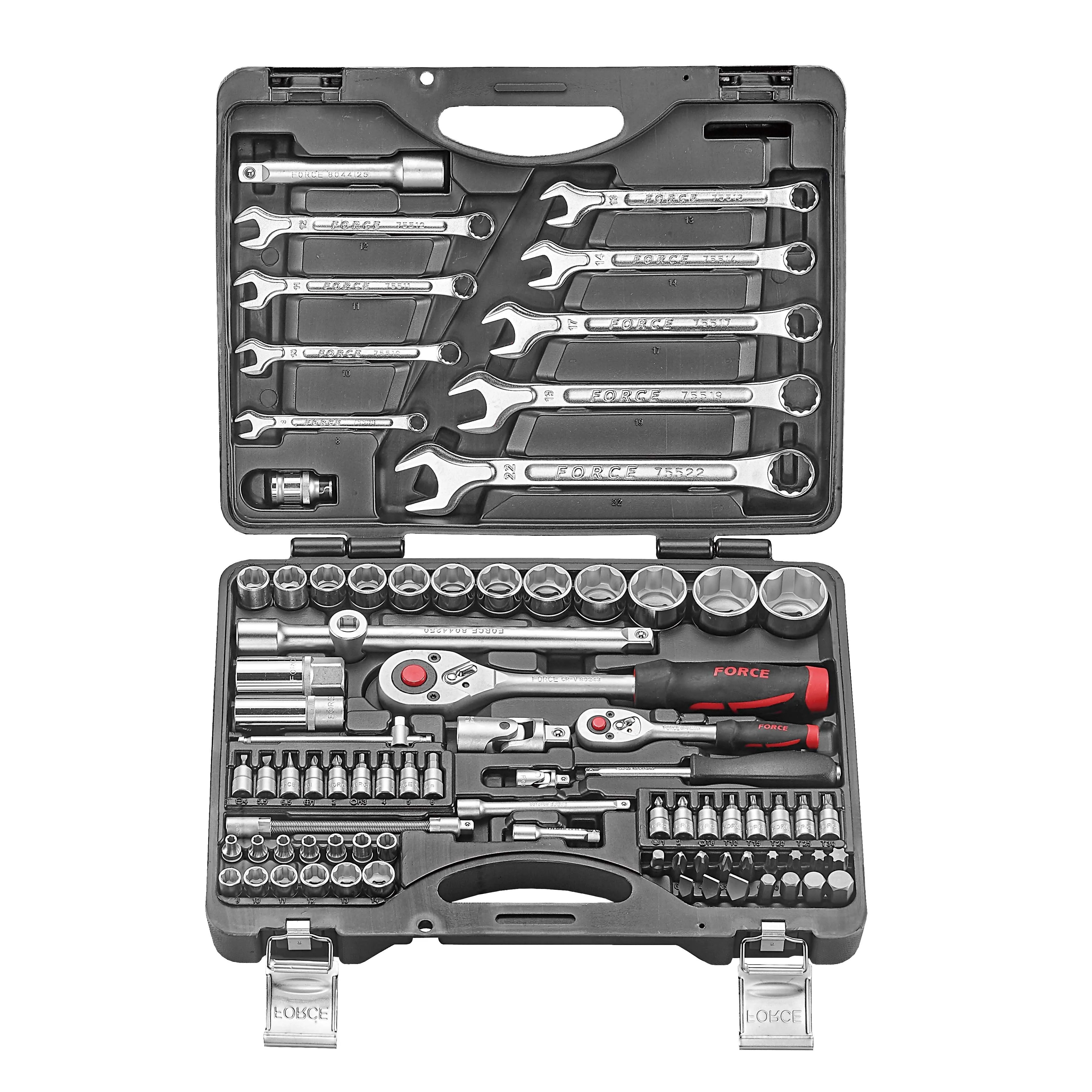 Juego Dados Poligonales, 13 Dados 1/4″ 4-14 mm, 12 Dados 1/2″ 14-32 mm