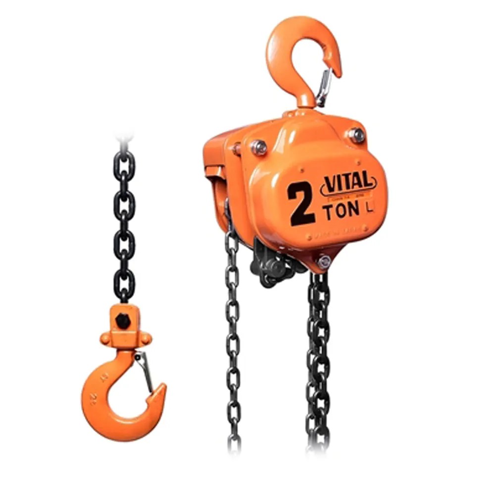 TECLE DE CADENA DE 5.0 TON X 5 MTS.