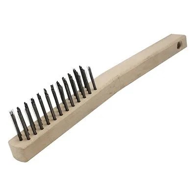 ESCOBILLA ALAMBRE ACERO 3 X 15 CON MANGO #1010012