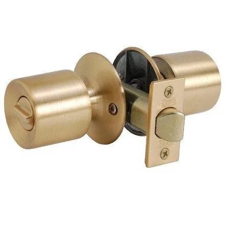 Cerradura Baño Combinada Acero Inox/Br. Satinado