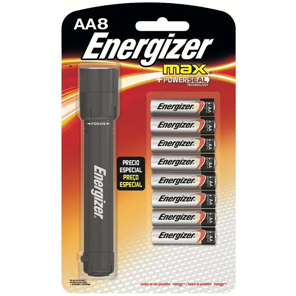 Linterna Aluminio 100 Lumens 8xAA