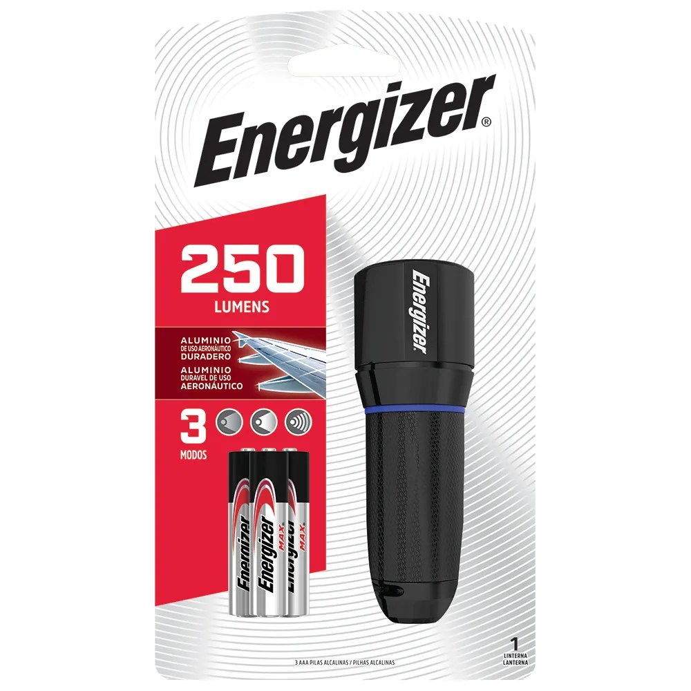 Linterna MTL 250 AL Uso Aeronáutico 3xAAA