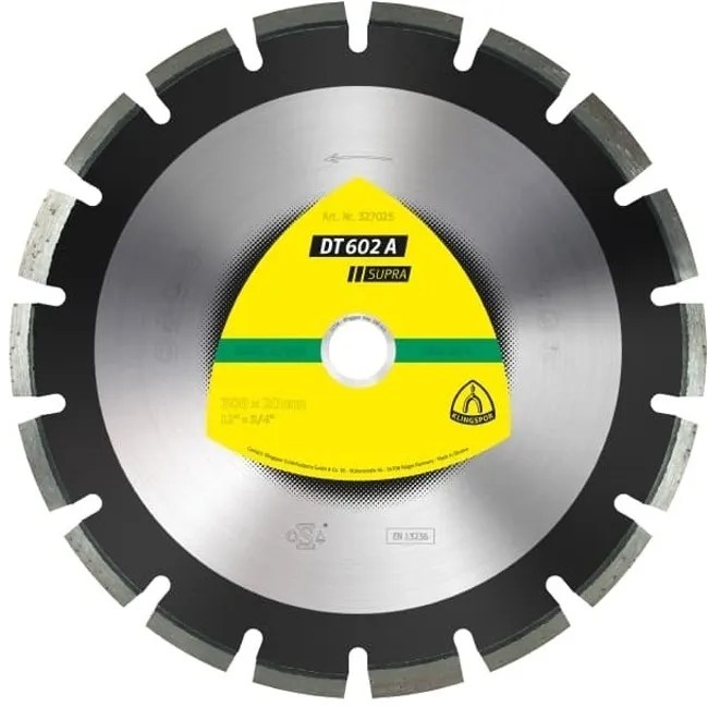 DISCO TRONZADO DE DIAMANTE DE 14″ SUPRA 21 W (350 X 3.2 X 25.4)