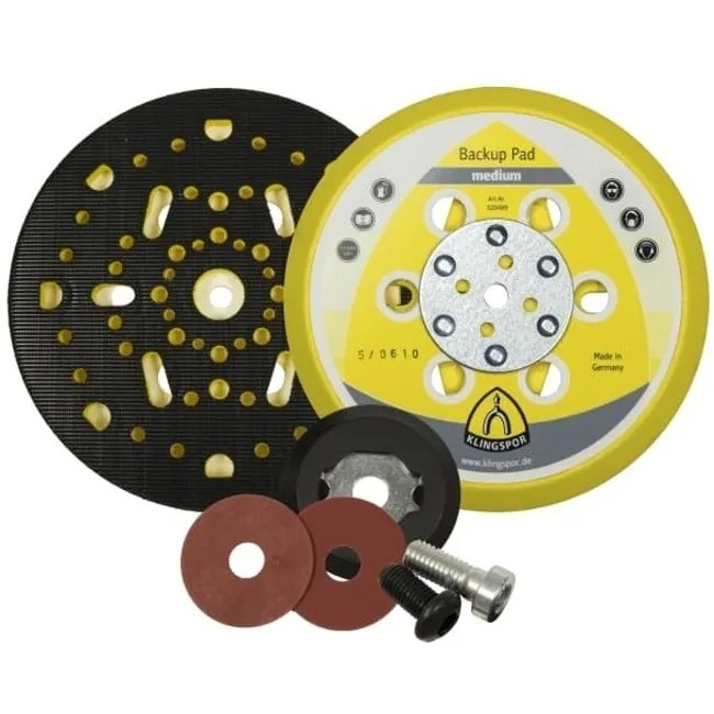 PLATO DE SOPORTE MULTIAGUJERO PARA LIJADORAS EXCENTRICAS DE 6″
