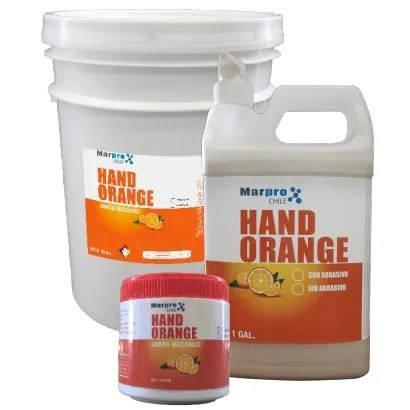 JABON EN CREMA HAND ORANGE DE 1 GALON