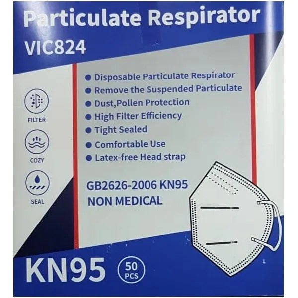 RESPIRADOR DESECHABLE #8210V KN95 “3M” CON VALVULA