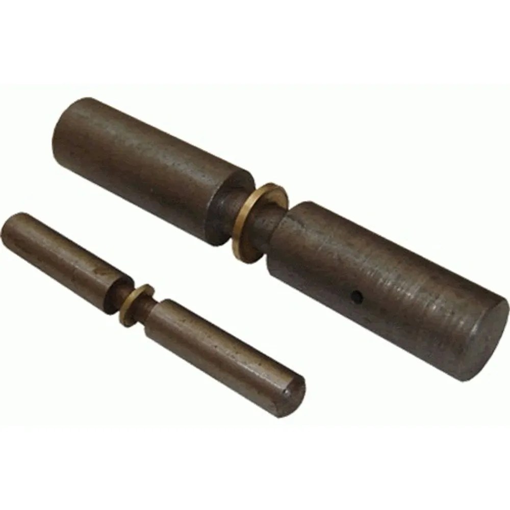 POMELES DE ACERO CON GOLILLA DE 1″ X 110 MM.
