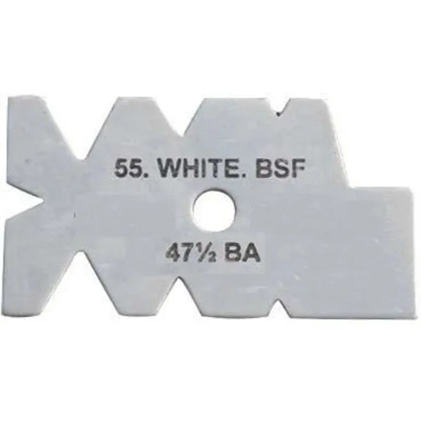 PLANTILLA UNIVERSAL HERRAMIENTAS DE ROSCAR 55° WHITWORTH Y 47.5° EN BFS