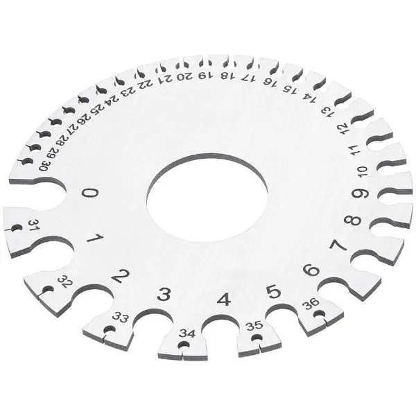 CALIBRE PARA ALAMBRE, CAPACIDAD #1-36, CON 36 APERTURAS