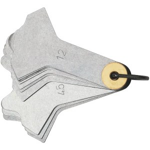 GALGA PARA CORDONES SOLDAR 12 HOJAS DE 3 A 12 MM. GALGA PARA CORDONES SOLDAR 12 HOJAS DE 3 A 12 MM.