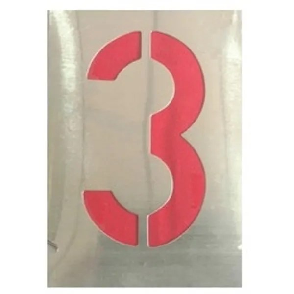 NUMERO DE ZINC PARA PINTAR DE 70 MM.