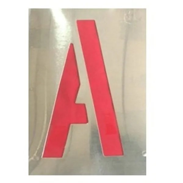 LETRA DE ZINC PARA PINTAR DE 70 MM.
