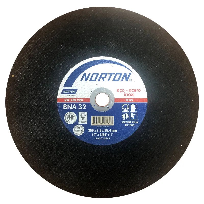 DISCO CORTE ACERO INOX. Y CARBONO DE 14″ (BNA 32)
