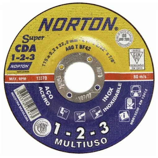 DISCO CORTE/DESBASTE/ACABADO 7″