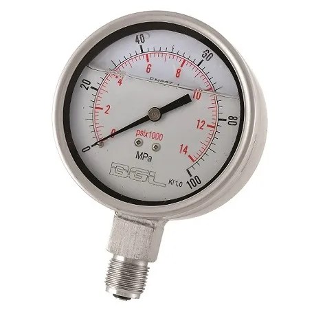MANOMETRO HIDRAULICO 100 MPA