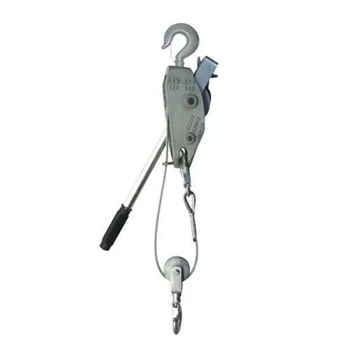 TECLE DE PALANCA 2 TON. C/CABLE ACERO