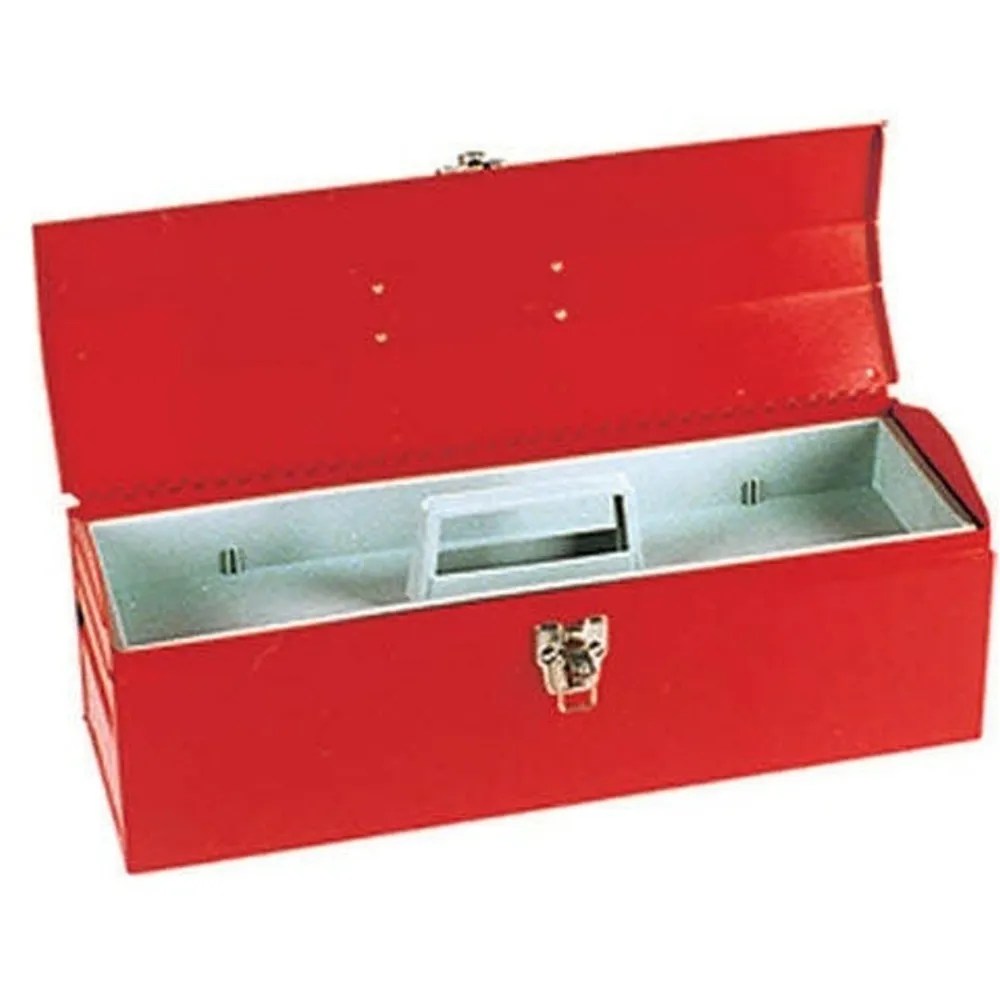 CAJA PARA HERRAMIENTAS METALICA DE 484 X 154 X 165 MM, CON BANDEJA