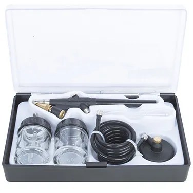 PISTOLA PARA AEROGRAFO, KIT DE 6 PIEZAS