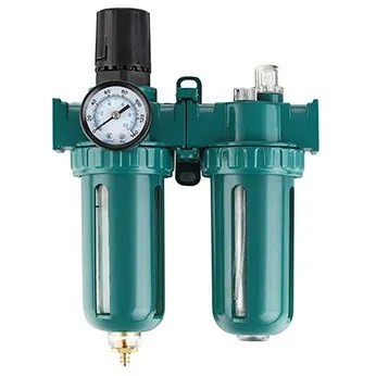 CONJUNTO FILTRO, REGULADOR Y LUBRICADOR HILO DE 1/4″, PRESION MAXIMA 140 PSI