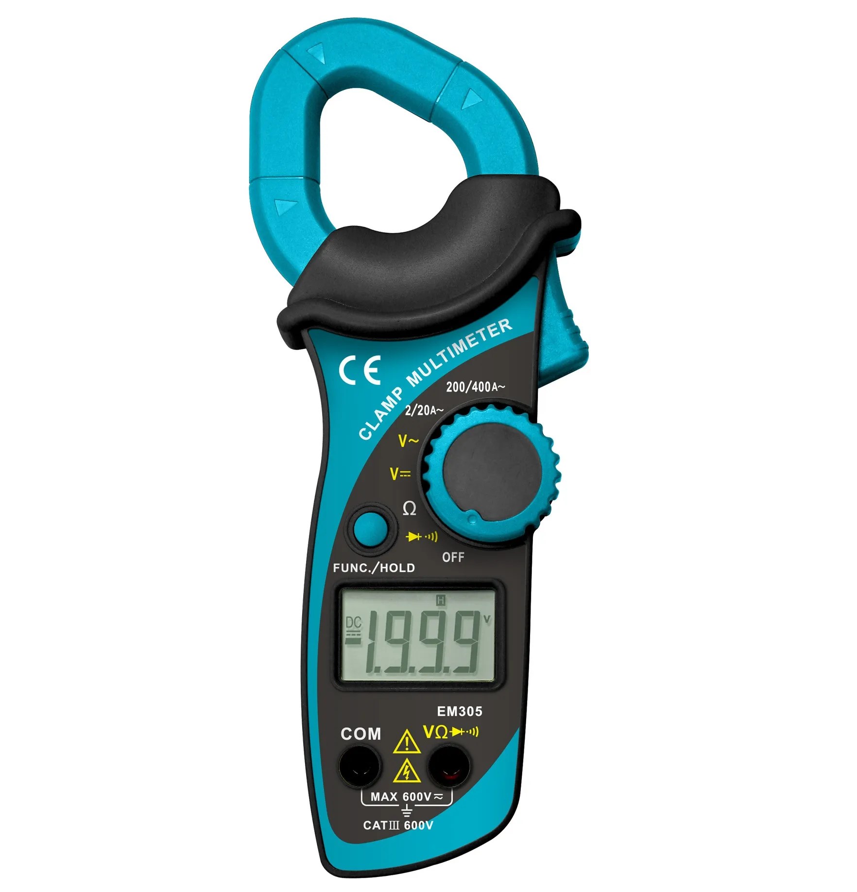 MULTITESTER/AMPERIMETRO MINI TENAZA PARA CONDUCTORES