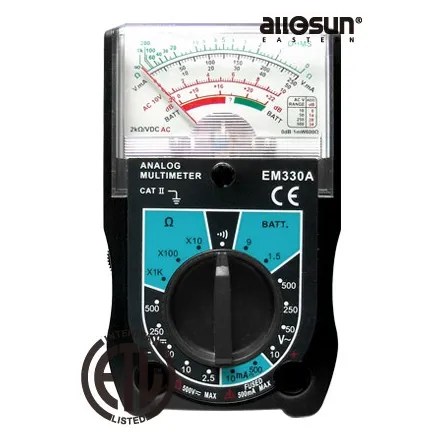 MULTITESTER ANALOGO, MIDE VOLTAJES CA 10/50/250/500V.