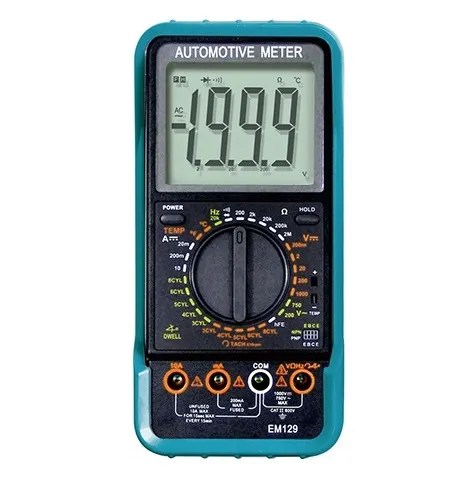 MULTITESTER DIGITAL AUTOMOTRIZ DE 12 FUNCIONES