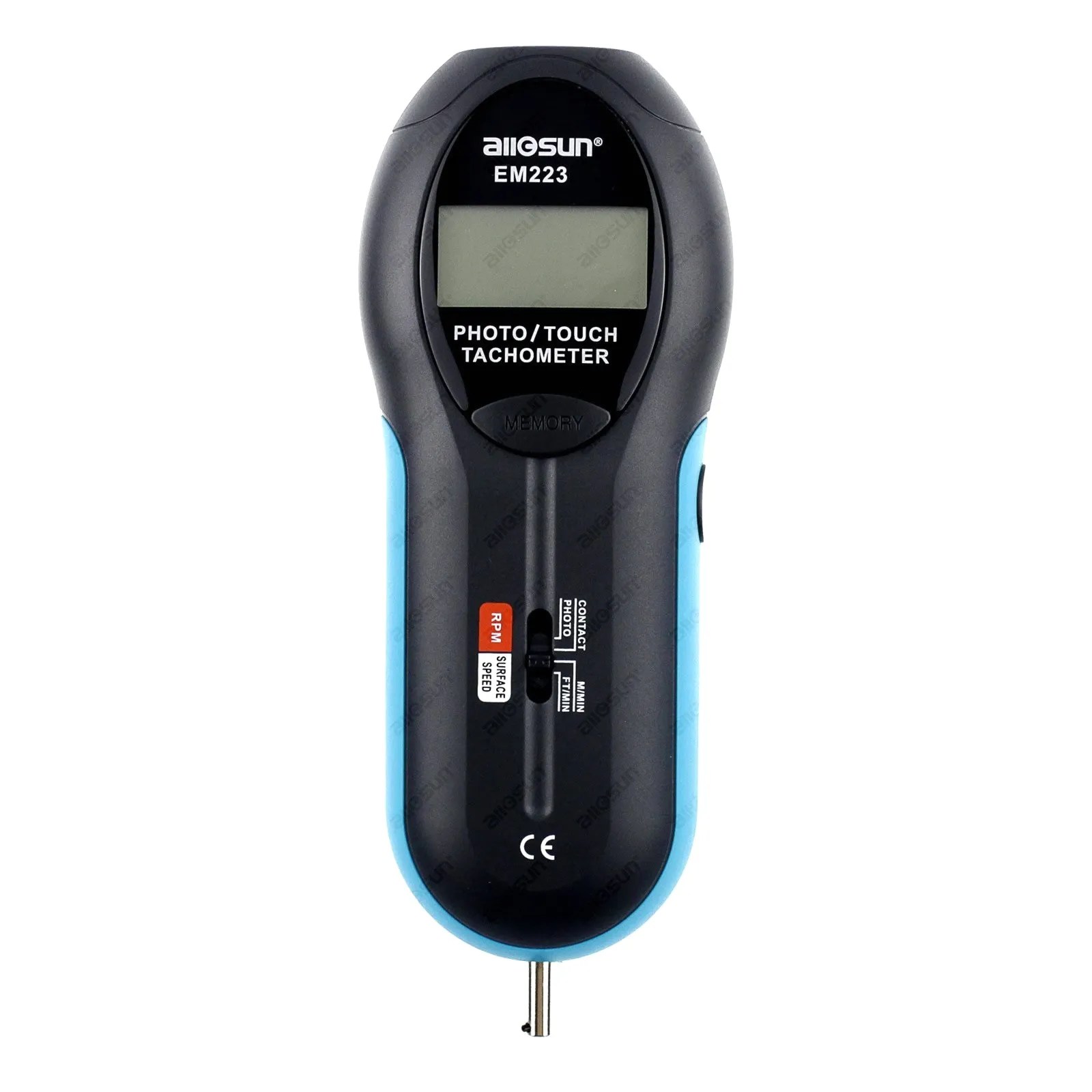 TACOMETRO DIGITAL CON CONTACTO (2,5 – 99.999 RPM)