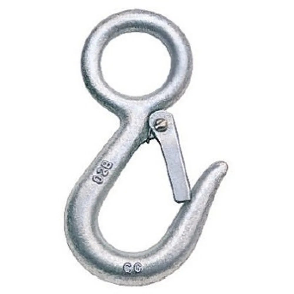GANCHO CABLE C/SEGURO GALVANIZADO 1.1/2T