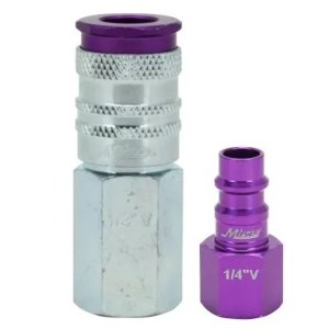 ACOPLE RAPIDO ALTO FLUJO MACHO 1/4X1/4″ “V STYLE” COLOR PURPURA ACOPLE RAPIDO ALTO FLUJO MACHO 1/4X1/4″ “V STYLE” COLOR PURPURA