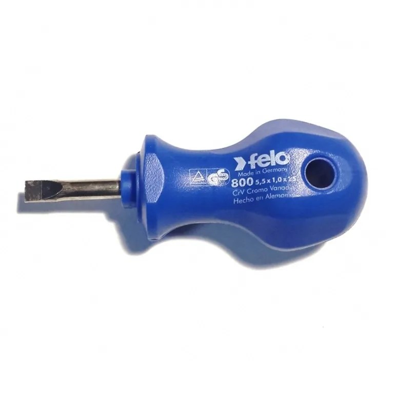 DESTORNILLADOR PLANO 5,5 X 25 MM M.AZUL