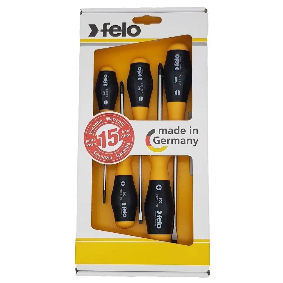 JGO DESTORNILLADORES M.AZUL DE 5 PIEZAS