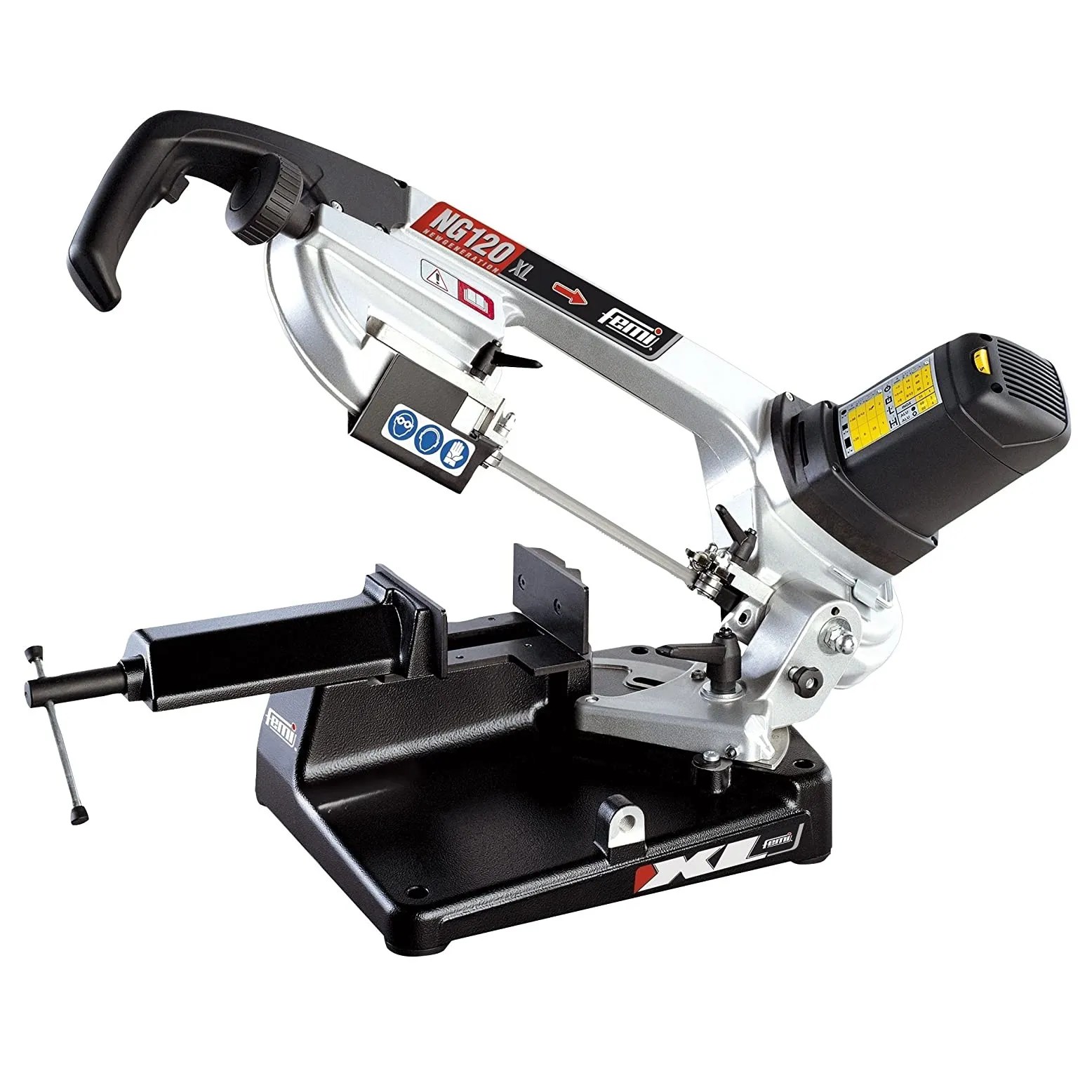MAQUINA SIERRA CINTA 1200 W. REGULACION ELECTRONICA DE VELOC.