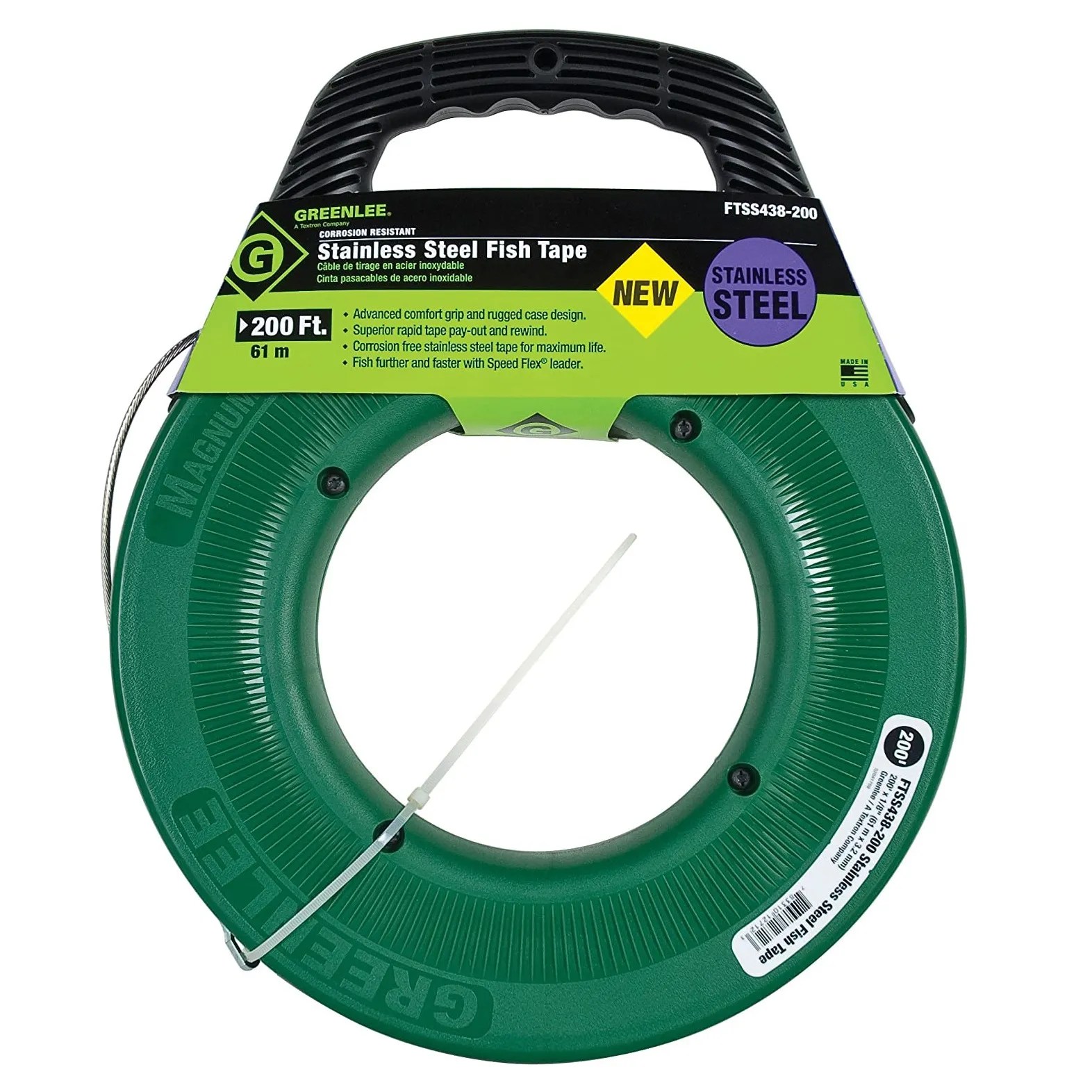 GUÍA PASACABLES INOX 1/8″ X 30M