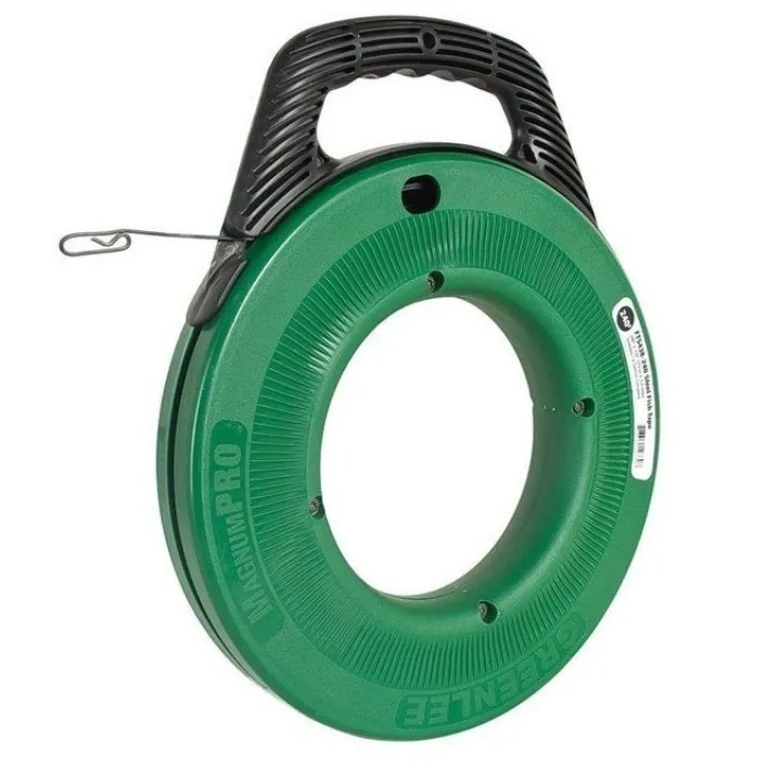 GUÍA PASACABLES ACERO PLANO 1/8″ X 72M