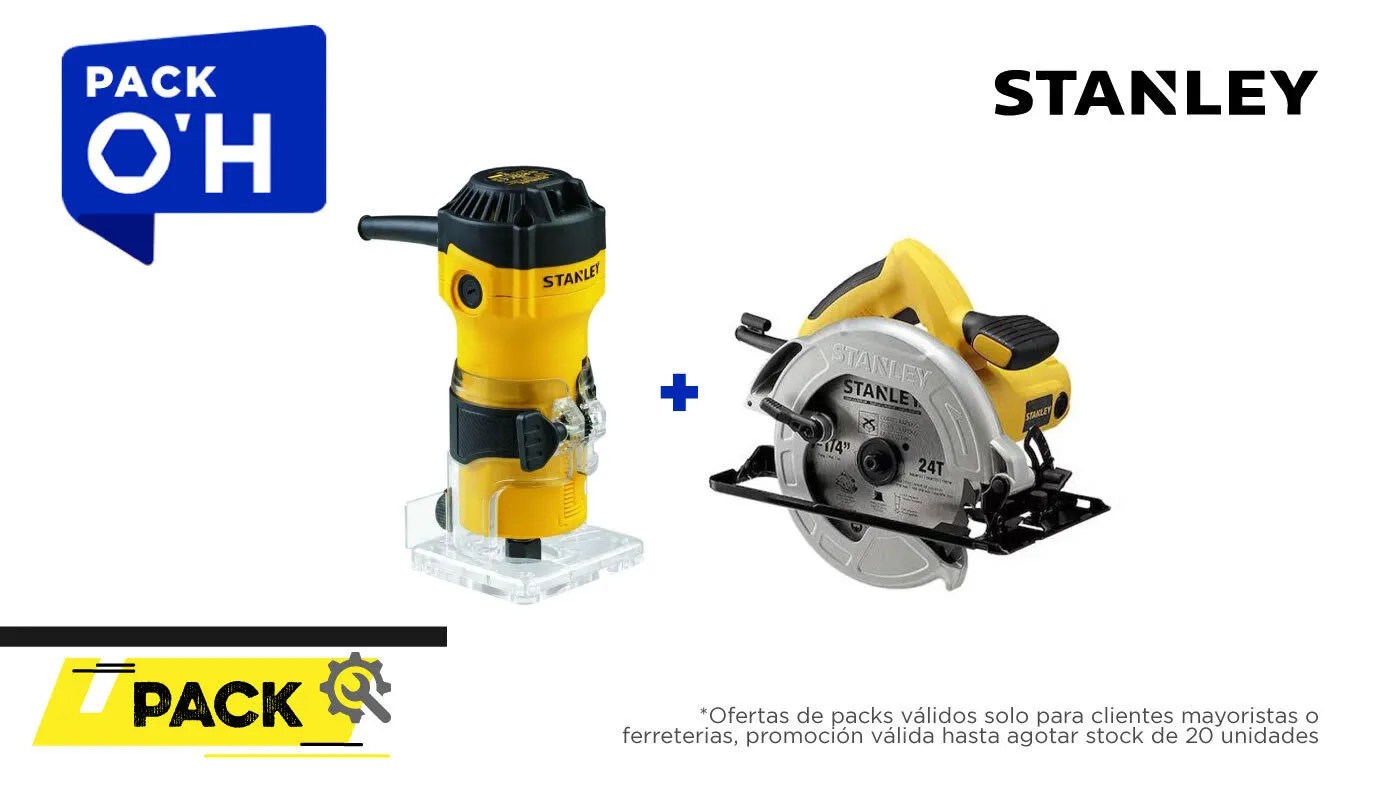 KIT SIERRA SC16 1600W 7.1/4″+REBAJADORA 1/4″550W