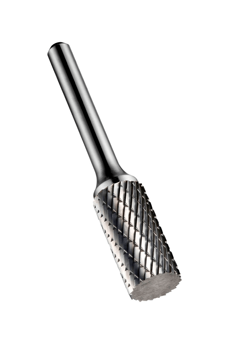 Lima Rotativa Cilíndrica 12.7×6.0 MM Sin Corte Frontal