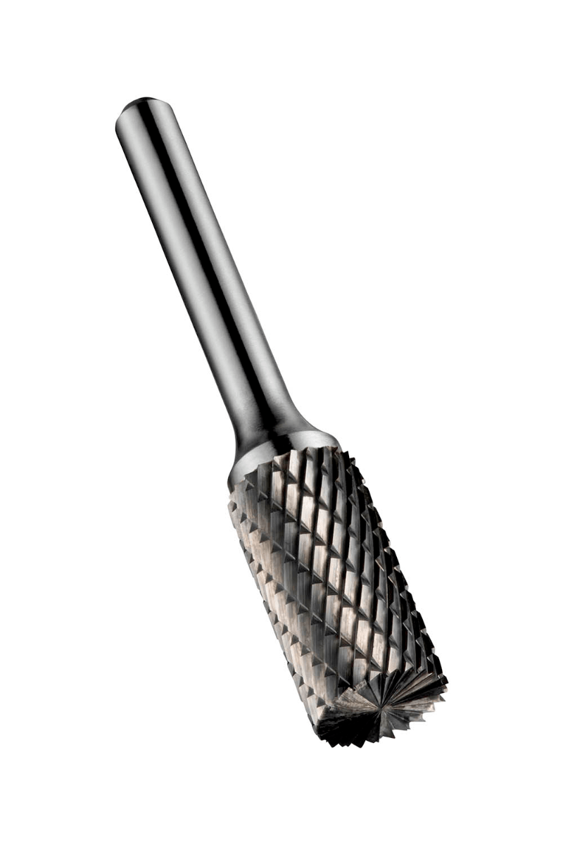 Lima Rotativa Cilíndrica 9.6×6.0 MM Con Corte Frontal