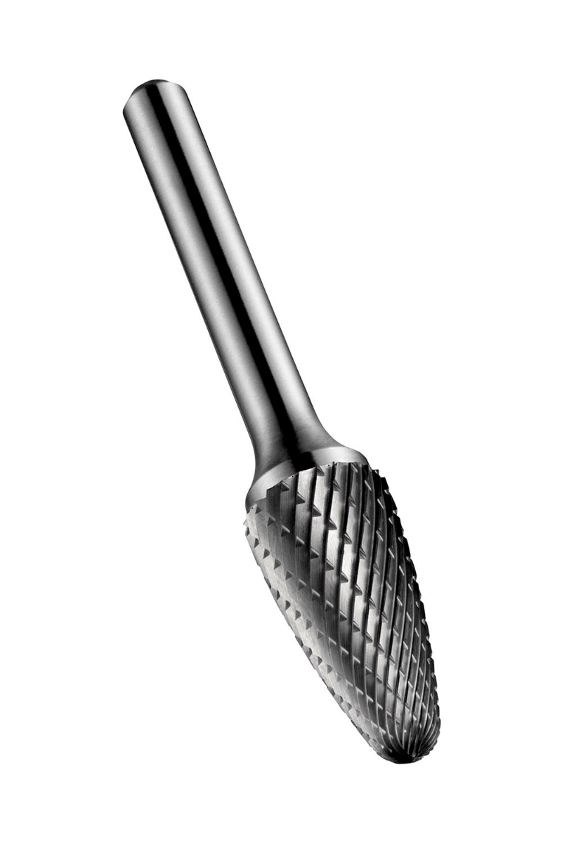 LIMA ROTATIVA T/ARBOL 12.7 X 6.0 MM. METAL DURO, CON PUNTA ESFERICA