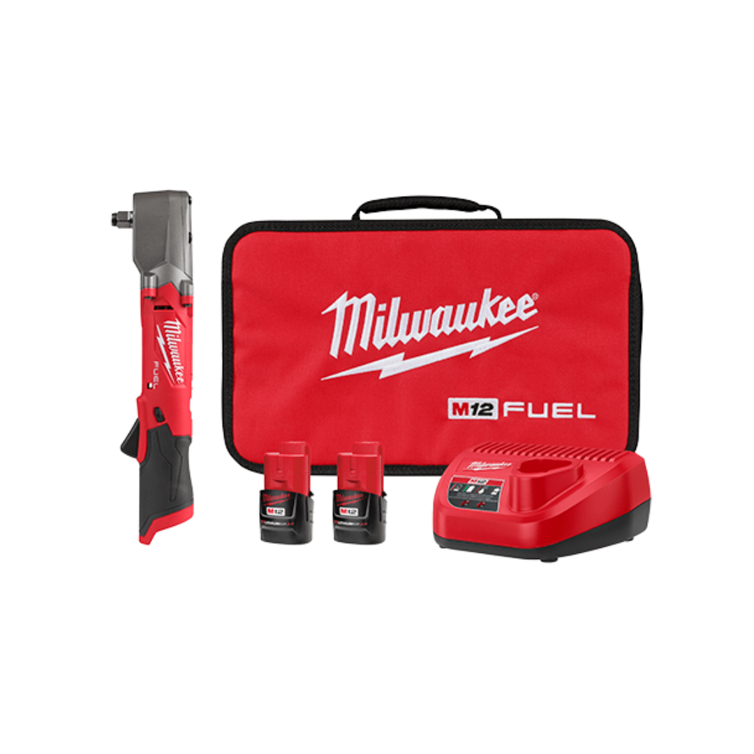 Llave de impacto de ángulo recto M12 FUEL™ de 1/2″ con kit de anillo de fricción