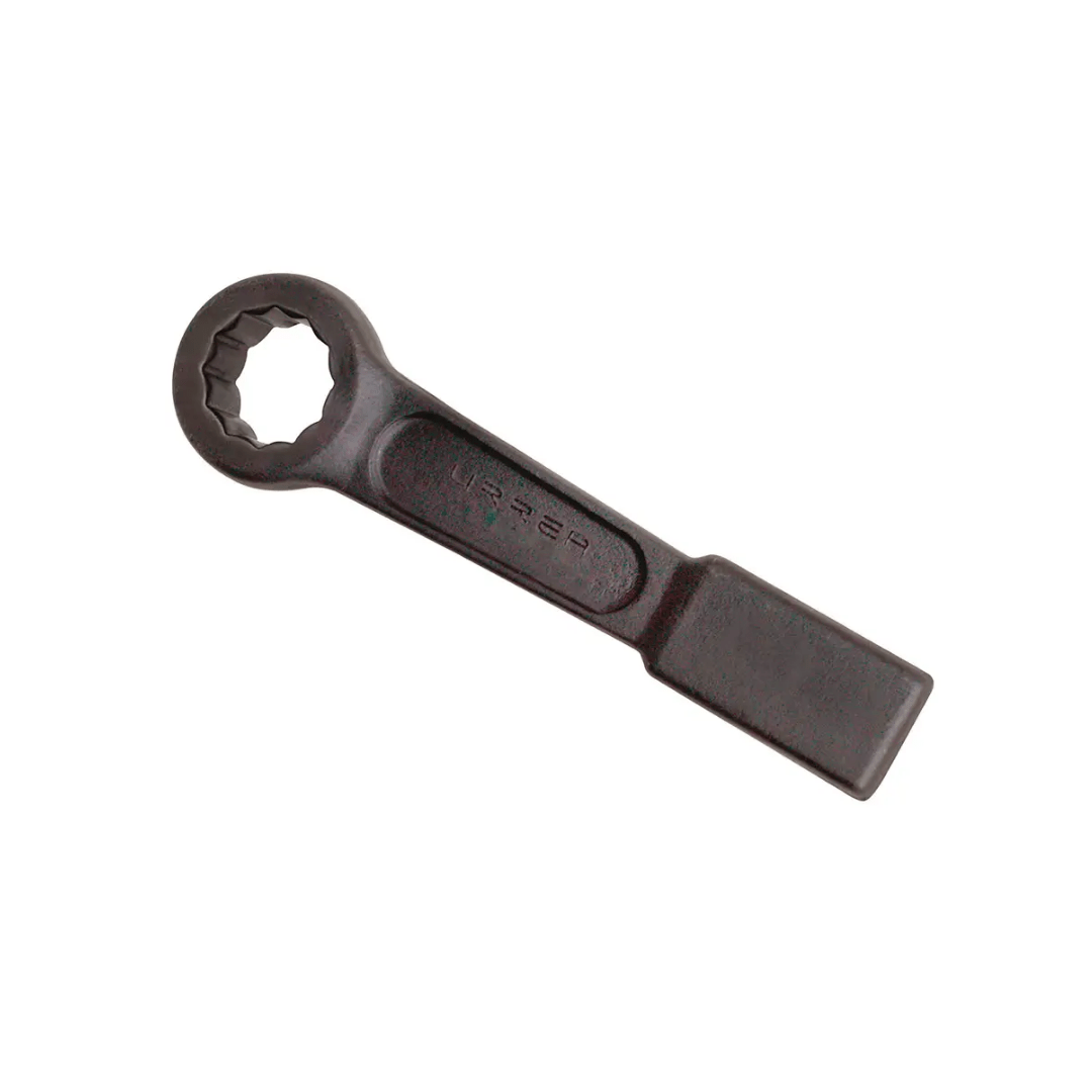 Llave de golpe plana fosfatizada en pulgadas, 12 puntas, 2-1/2″