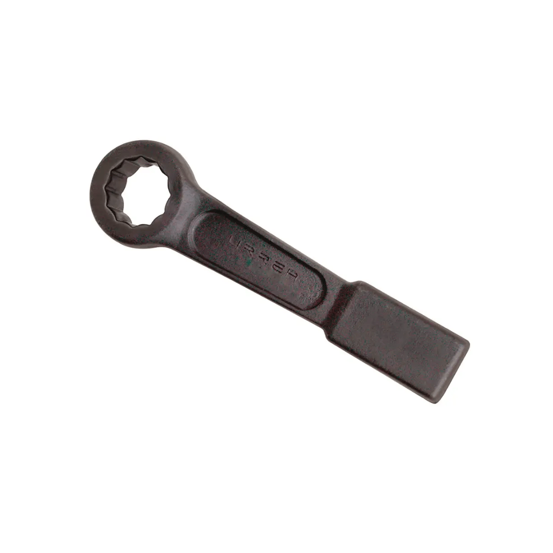 Llave de golpe plana fosfatizada en pulgadas, 12 puntas, 2-5/8″